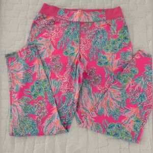 EUC Lilly Pulitzer Luxletic Run Around Pants Size Medium